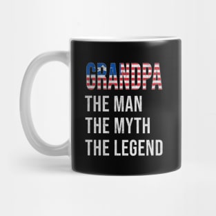 Grand Father Liberian Grandpa The Man The Myth The Legend - Gift for Liberian Dad With Roots From  Liberia Mug